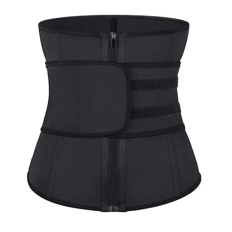 Damen Gothic Shaper Reißverschluss / Haken Latex Underbust Korsetts
