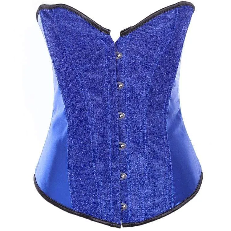 Frauen Gothic Flash Stain Overbust Korsetts