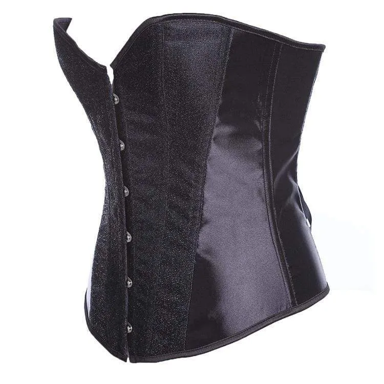 Frauen Gothic Flash Stain Overbust Korsetts
