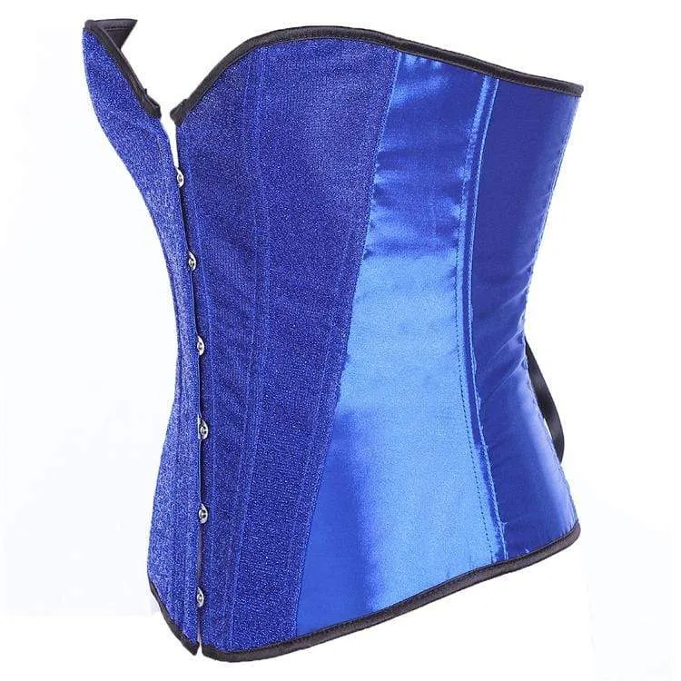 Frauen Gothic Flash Stain Overbust Korsetts