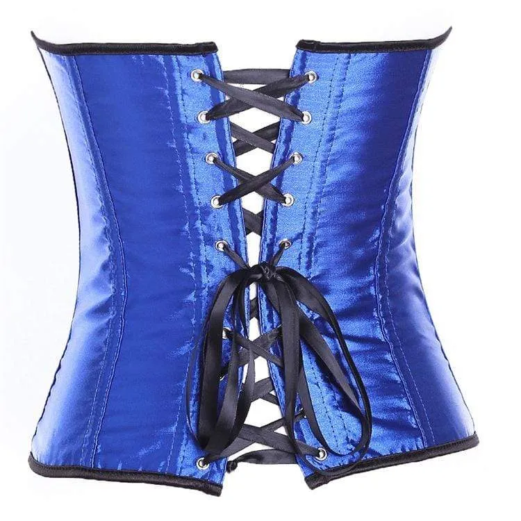 Frauen Gothic Flash Stain Overbust Korsetts