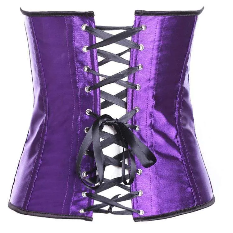 Frauen Gothic Flash Stain Overbust Korsetts