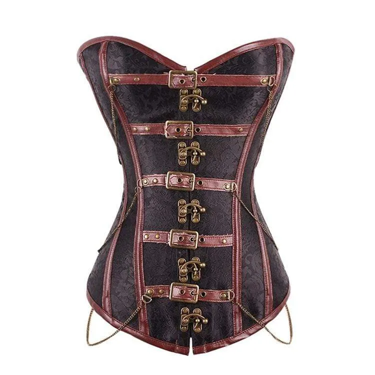 Steampunk Mehrketten-Overbust-Korsetts für Damen