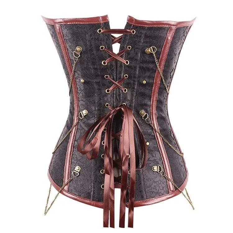 Steampunk Mehrketten-Overbust-Korsetts für Damen