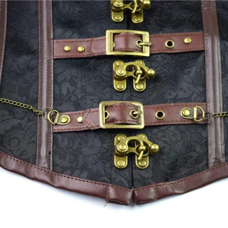 Steampunk Mehrketten-Overbust-Korsetts für Damen