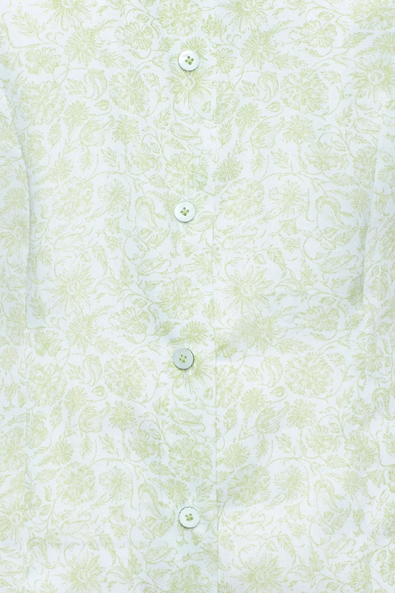 Bluse aus Baumwoll-Feinsatin