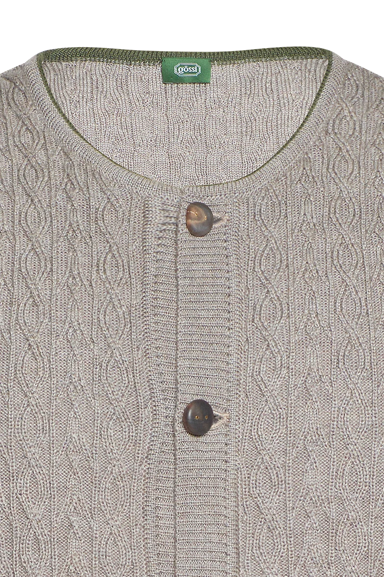 Vorpatinierte Strickweste