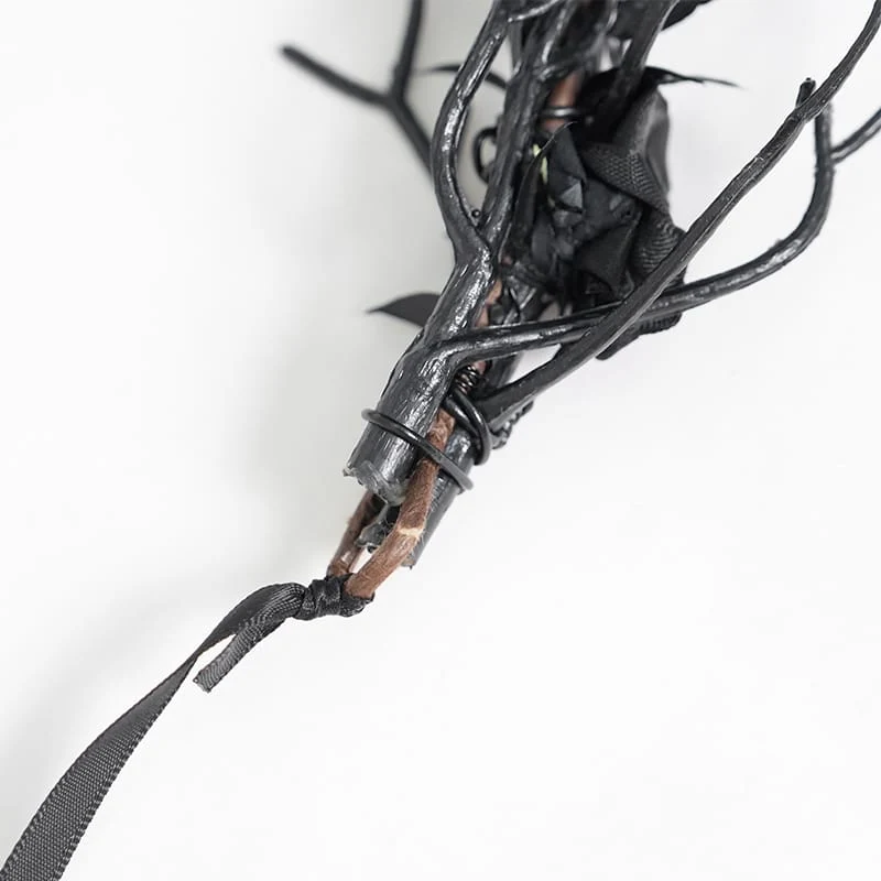 Gothic-Kopfschmuck mit Rosenzweigen für Damen