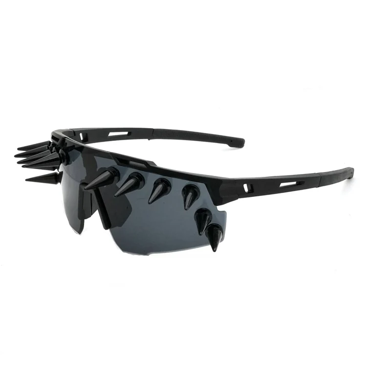 Unisex Punk Sonnenbrille mit Nieten