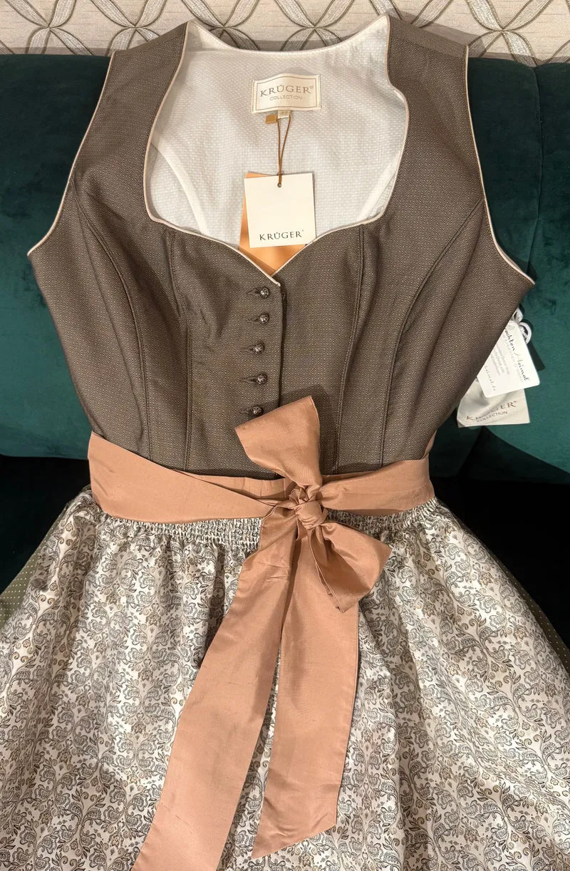 Dirndl Krüger Collection Sybille oliv 60cm