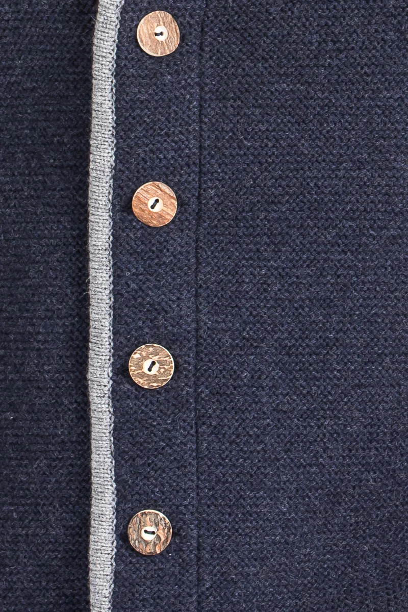 Liebling Kapuzenjanker Thomas navy/grau