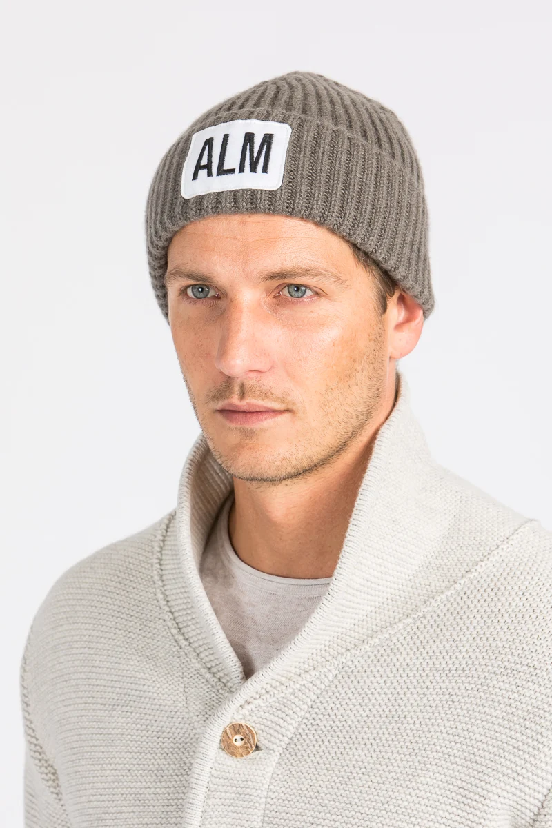 Almliebe Cashmere Mütze Low Taupe