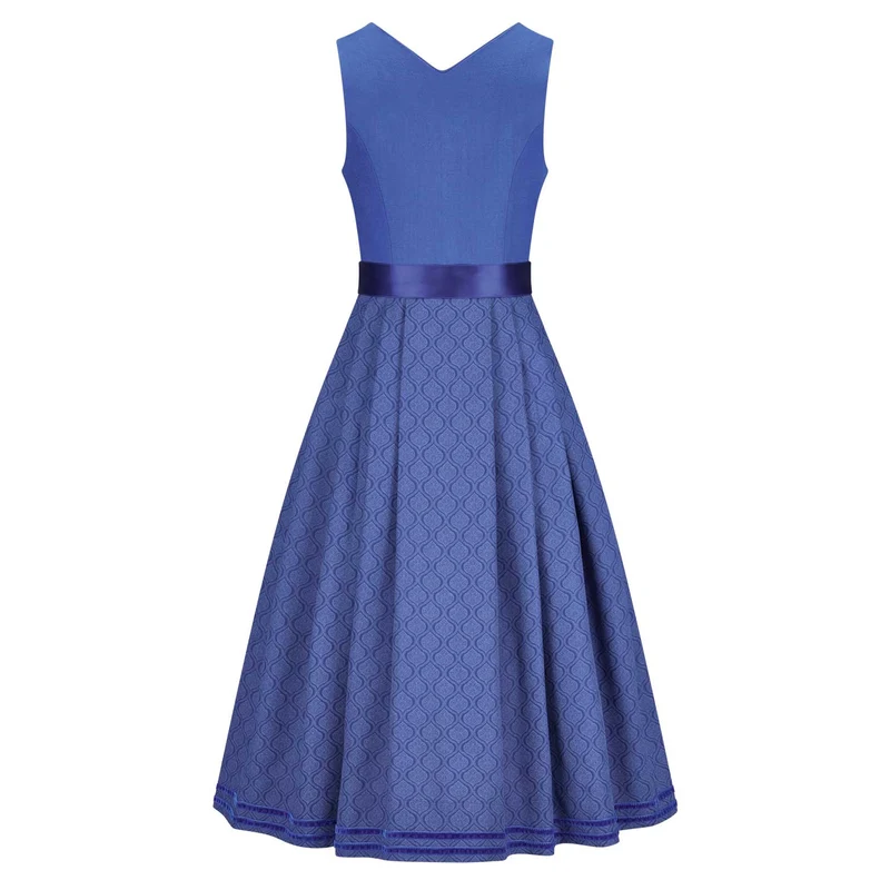 Leinendirndl Nele Blau