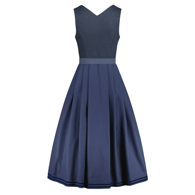 Dirndl Madita Blau (lang)