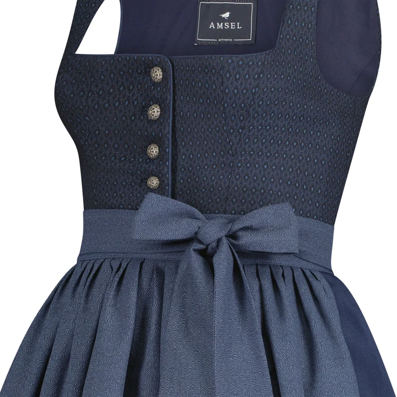 Dirndl Madita Blau (lang)