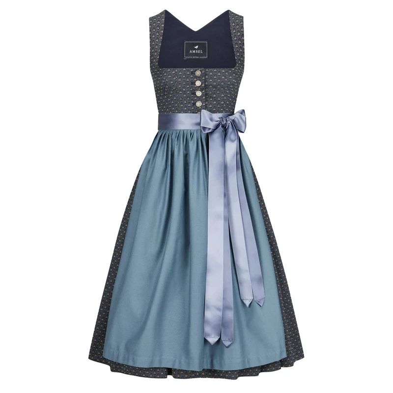 Dirndl Clea Mittelblau