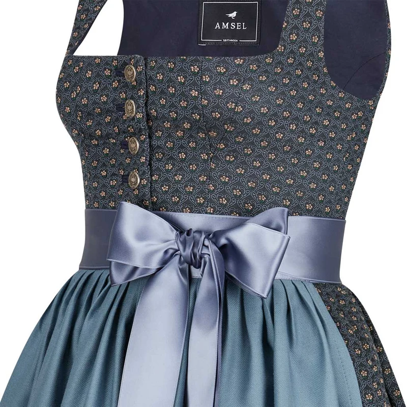 Dirndl Clea Mittelblau