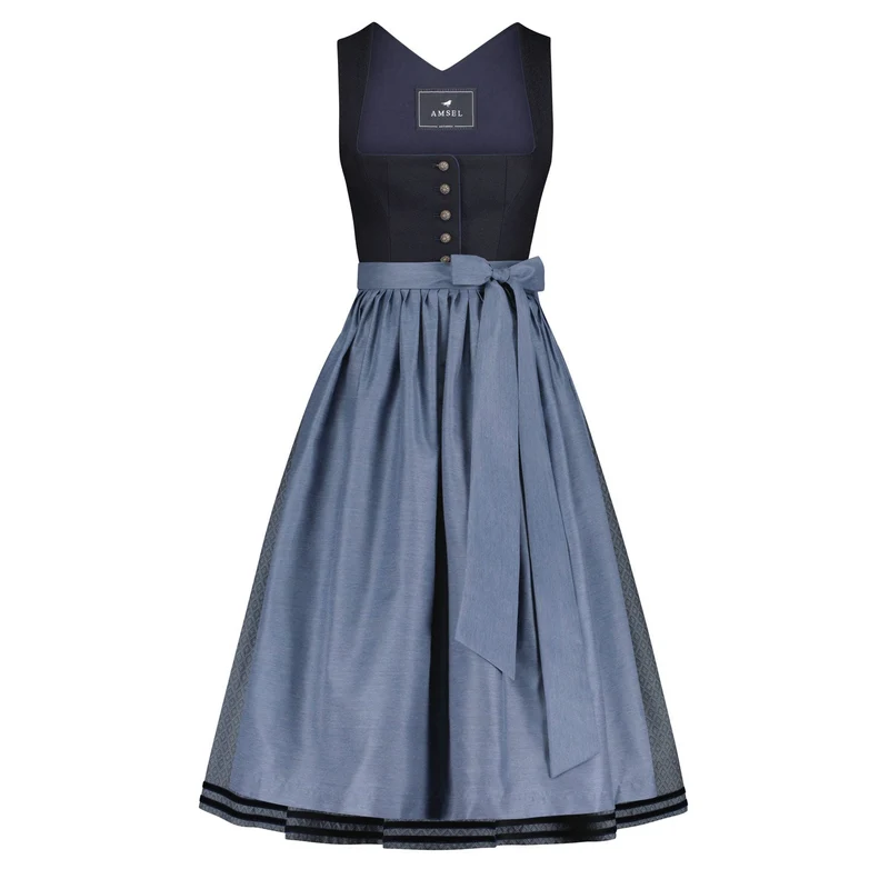Dirndl Isabella Blau