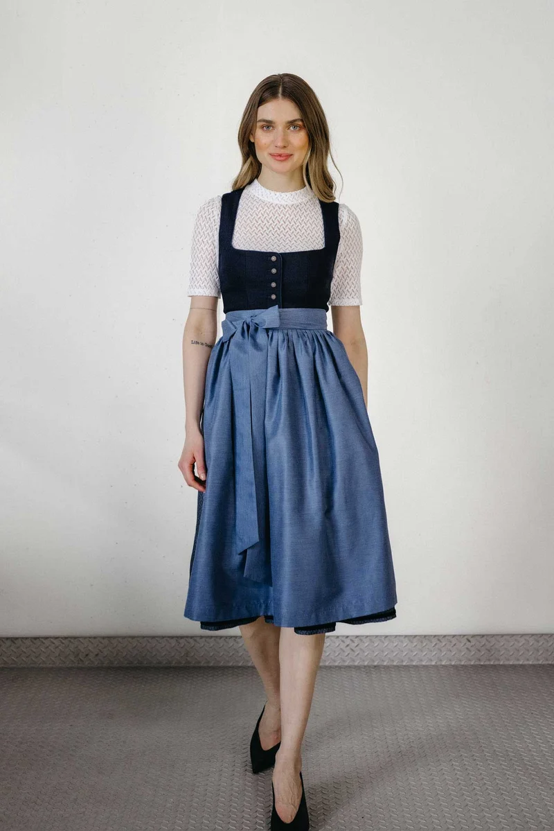 Dirndl Isabella Blau
