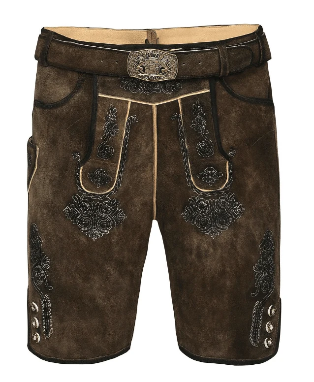 Kurze Wildbock Lederhose Fabian