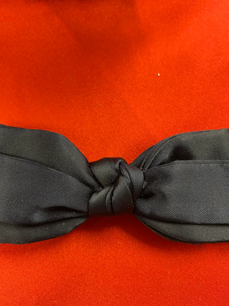 Vintage Fliege Dunkelblau klassisch – elegante Herrenfliege | verstellbar