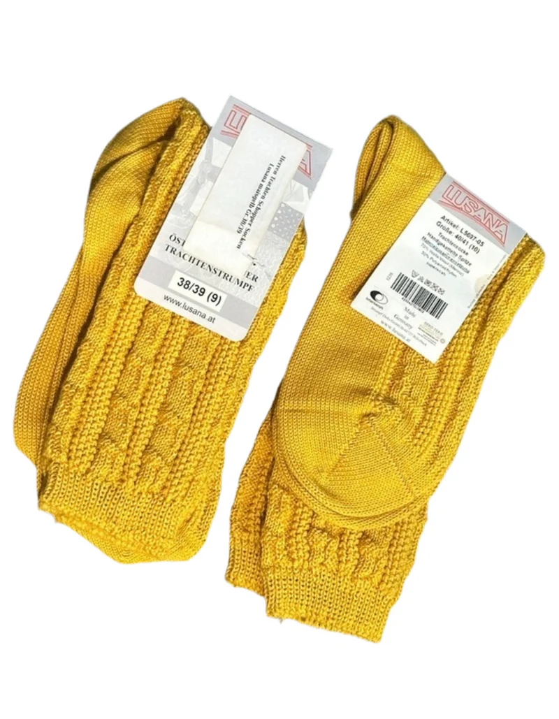 Herren Trachten Schopper Socken Lusana maisgelb