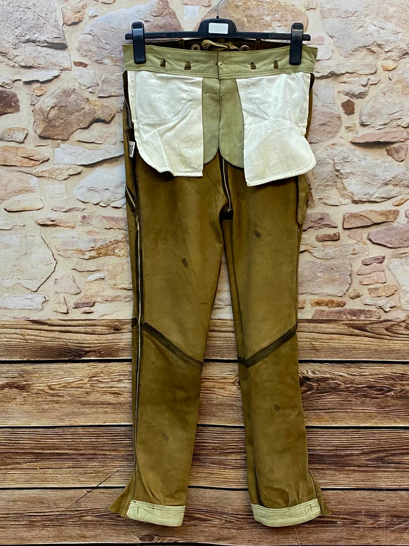 Vintage Isar Trachten Lederhose Herren lang Gr. 46