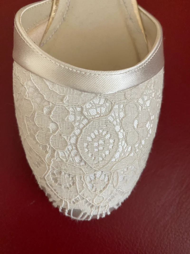 Brautschuh Mickie, Rainbow Club Gr.37 ungetragen