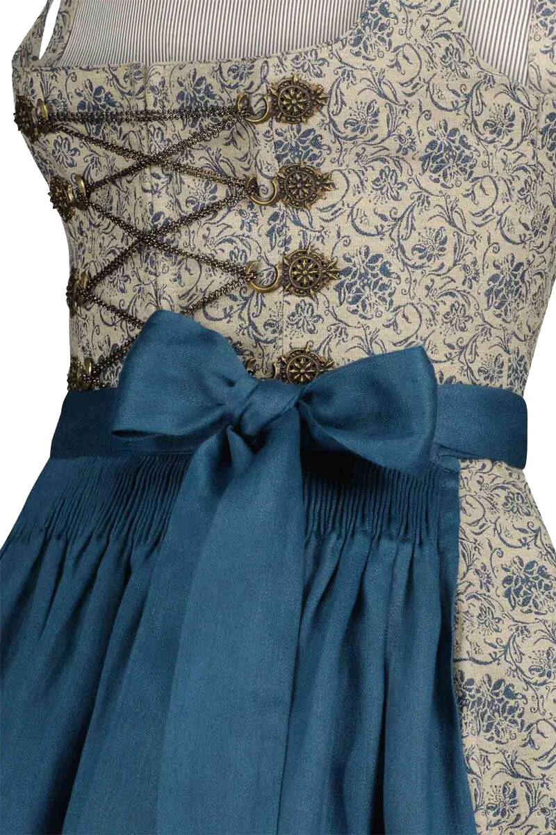 Dirndl mit Miederhakenverschluss