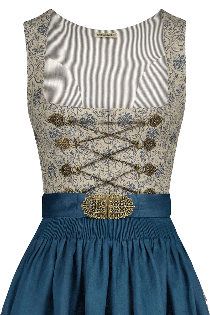 Dirndl mit Miederhakenverschluss