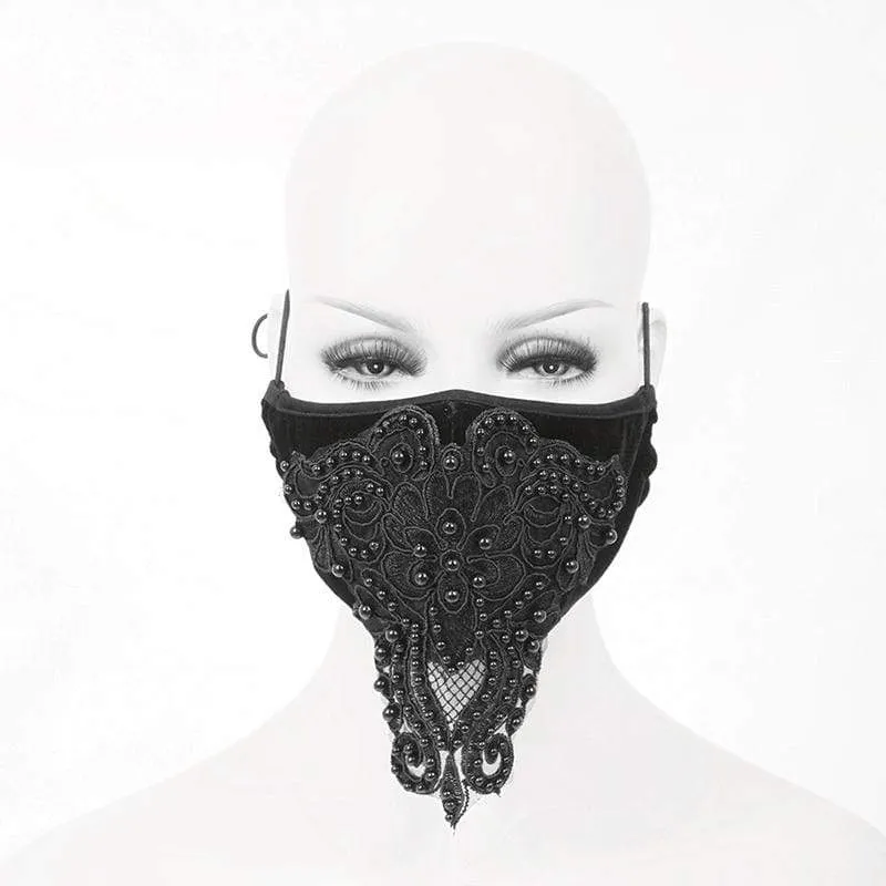 Damen Floral Lace Applique Masken mit Einweg-Filtereinsatz XNUMXer-Set