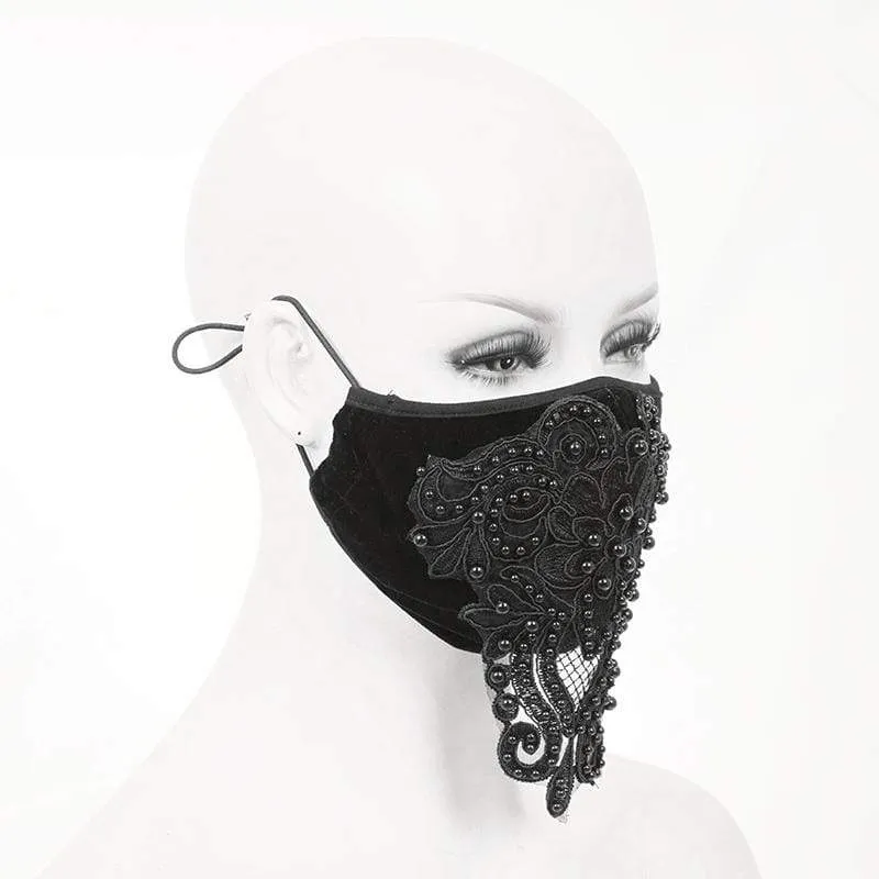 Damen Floral Lace Applique Masken mit Einweg-Filtereinsatz XNUMXer-Set