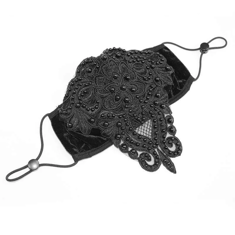 Damen Floral Lace Applique Masken mit Einweg-Filtereinsatz XNUMXer-Set