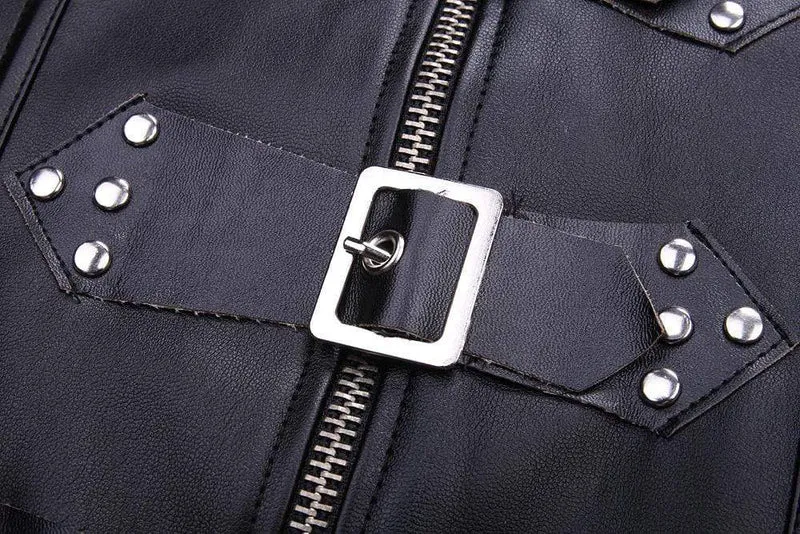 Damenhalfter Schnalle Kunstleder Korsett mit G-String