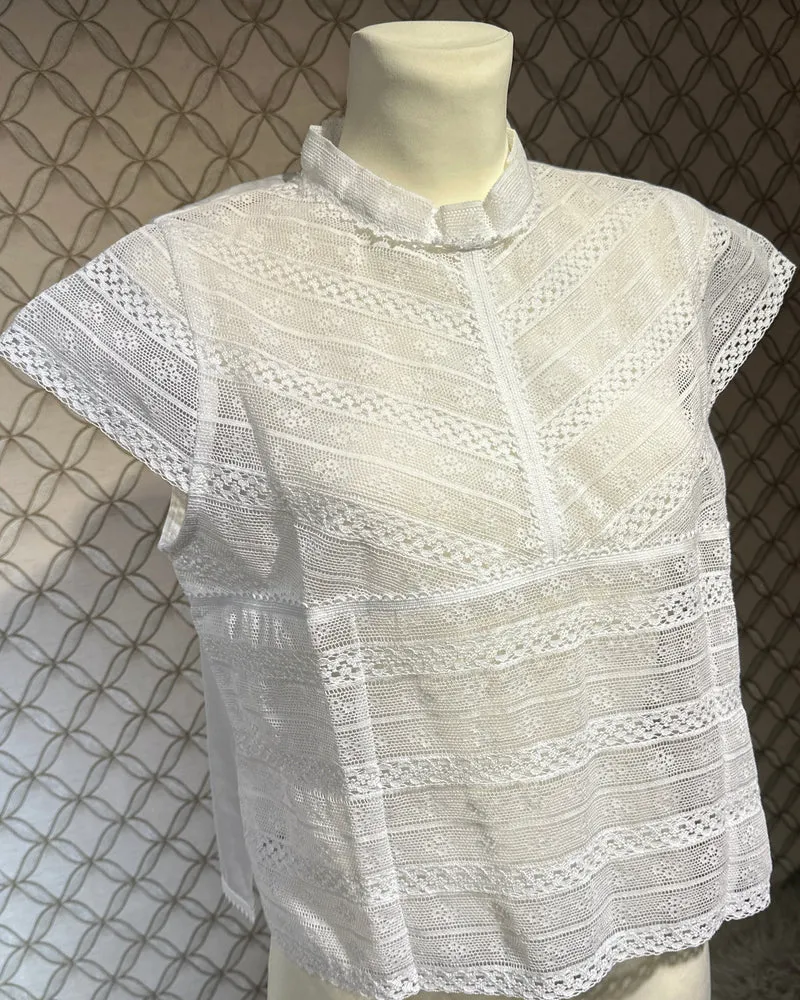 Trachtenbluse Vicky Anno Domini Design weiß