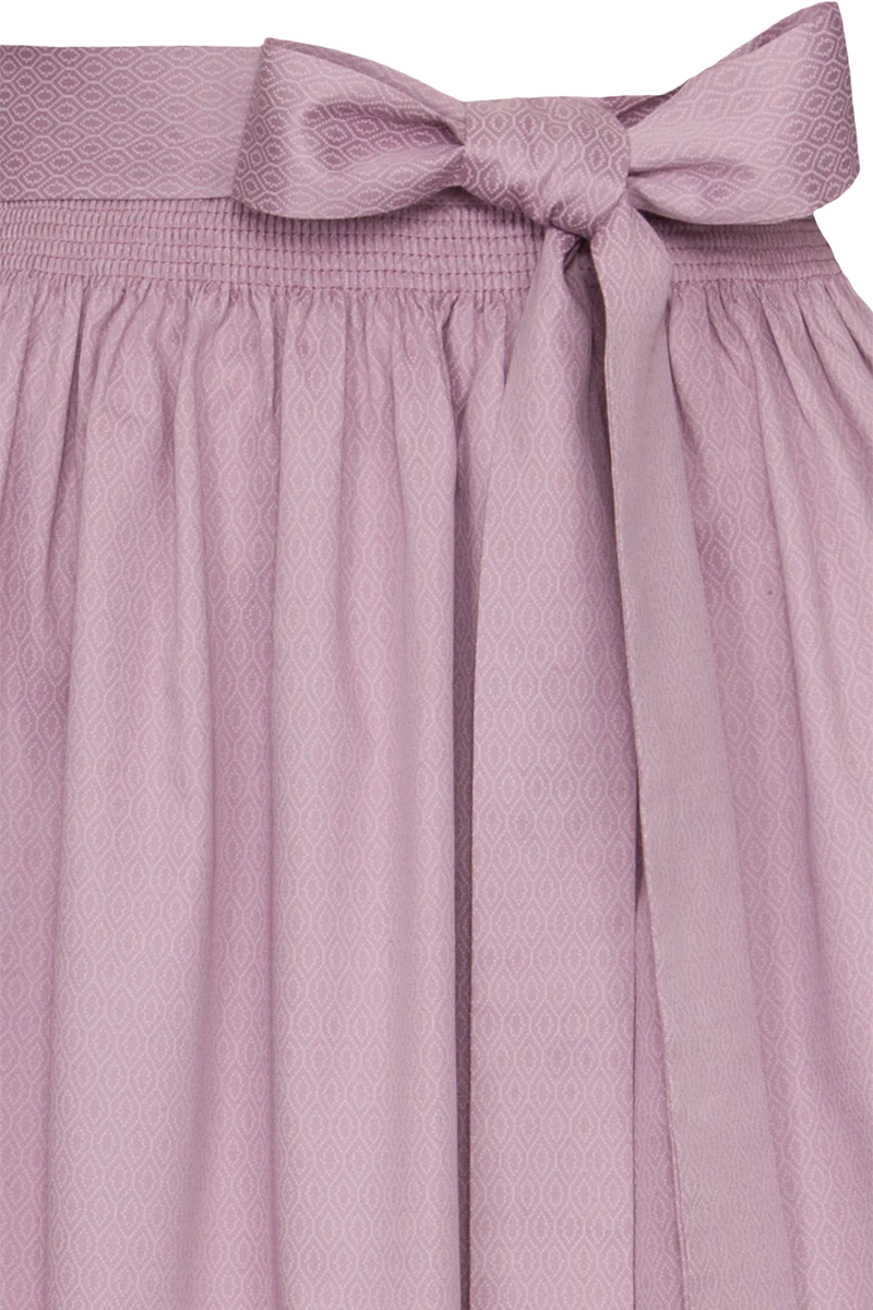 Dirndlschürze Midi 70 cm aus Baumwolle - mauve