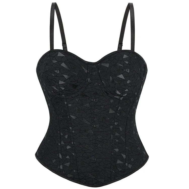 Gothic Splice Schnür-Überbrustkorsett für Damen