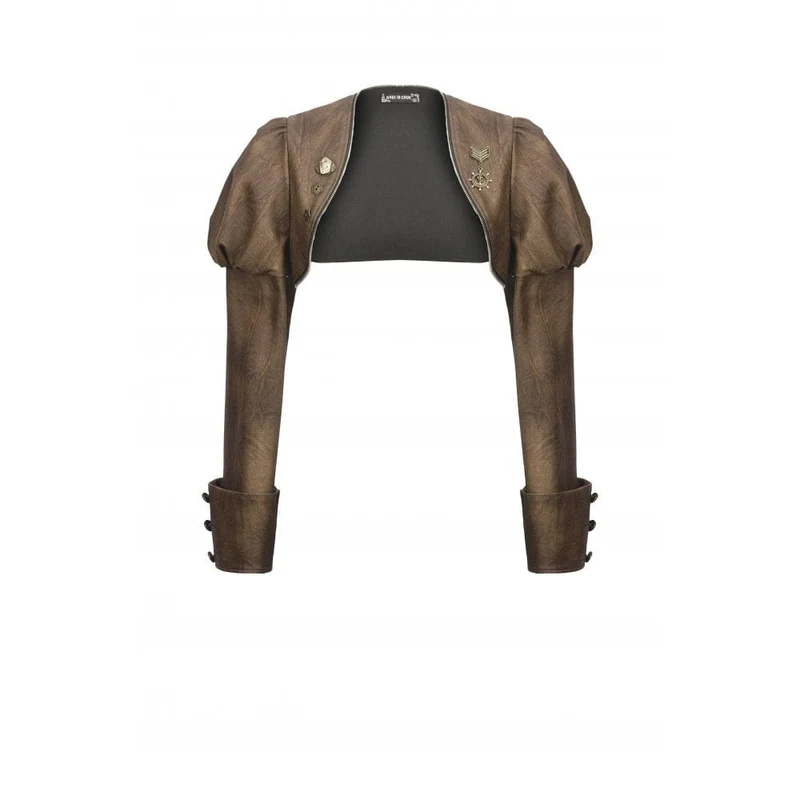 Steampunk-Umhang mit Puffärmeln für Damen