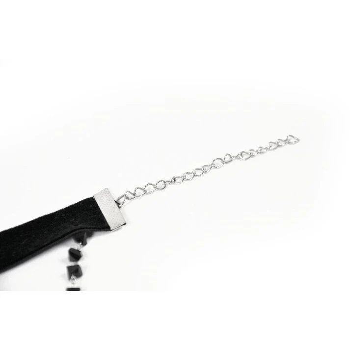 Gothic Mehrlagiges Samt-Halsband für Damen