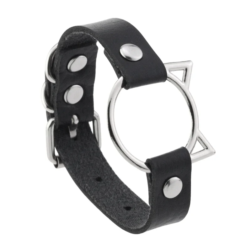 Damen-Armband mit Punk-Katzenkopf-Schnalle