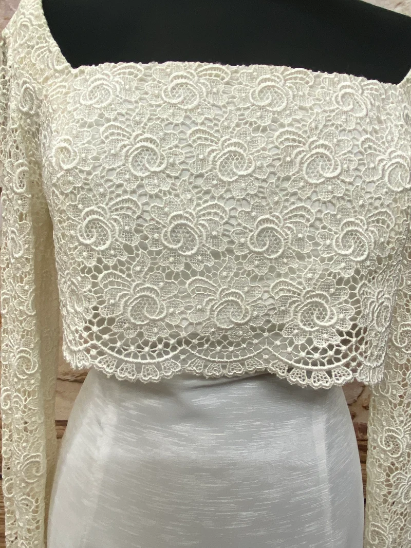 Vintage Hochzeitskleid Gr. 40 – Eleganz im Boho-Stil