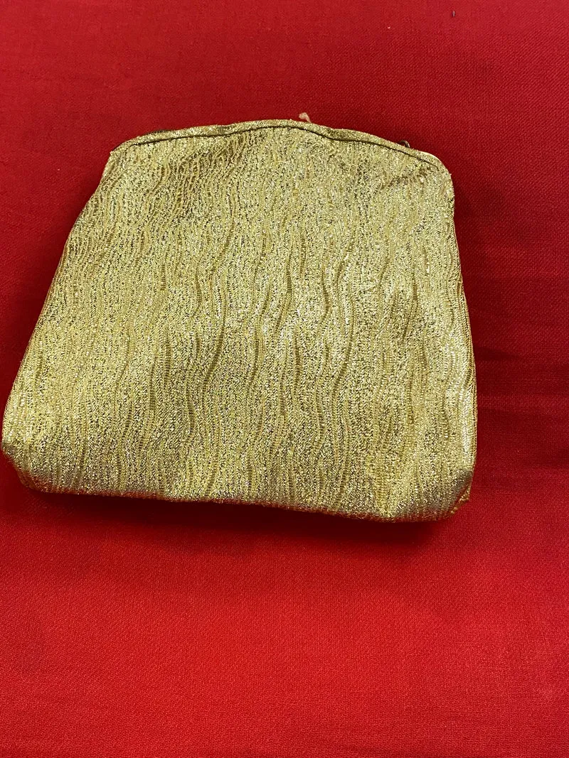 Vintage Handtasche gold, Abendtasche