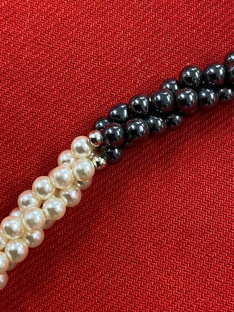 Vintage Perlenkette mit Wechselverschluss