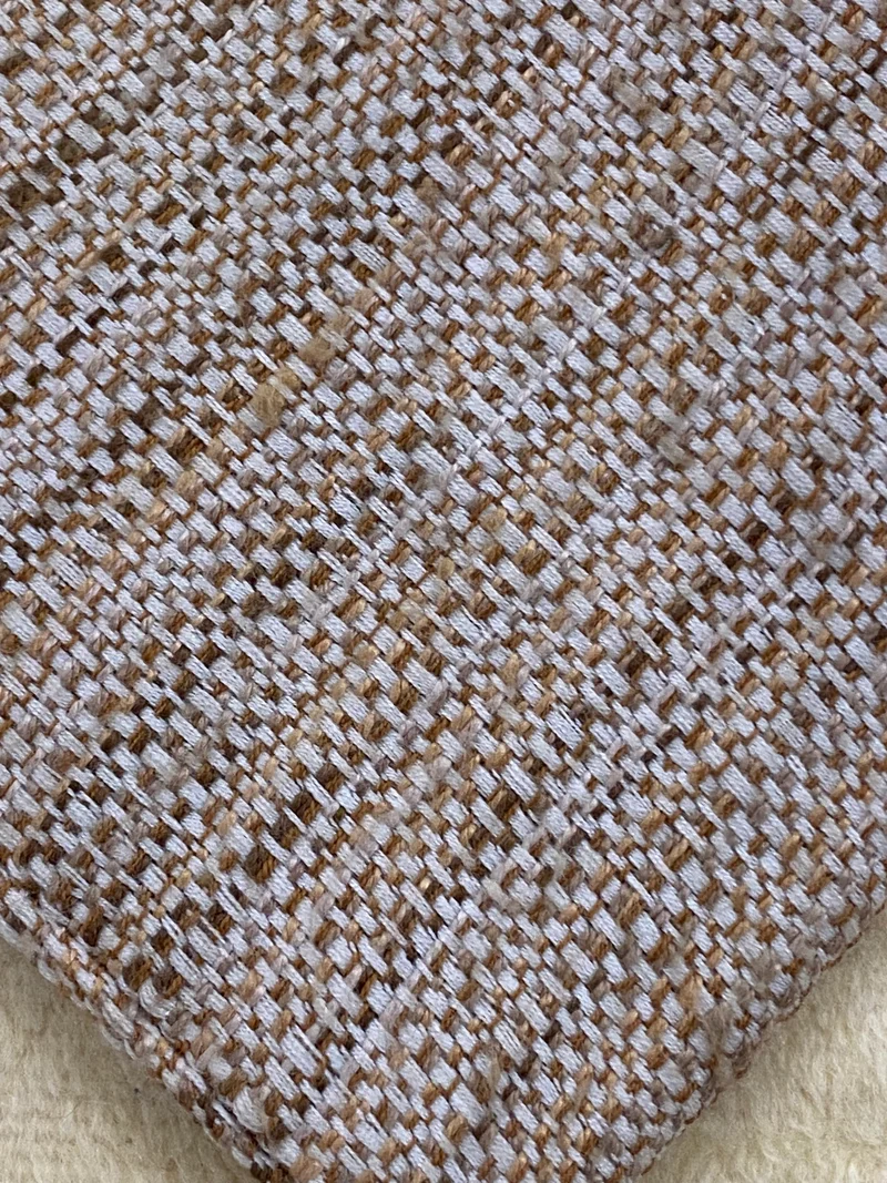 Vintage Strickkrawatte Herren Beige Braun Wollmischung 20er 30er Stil