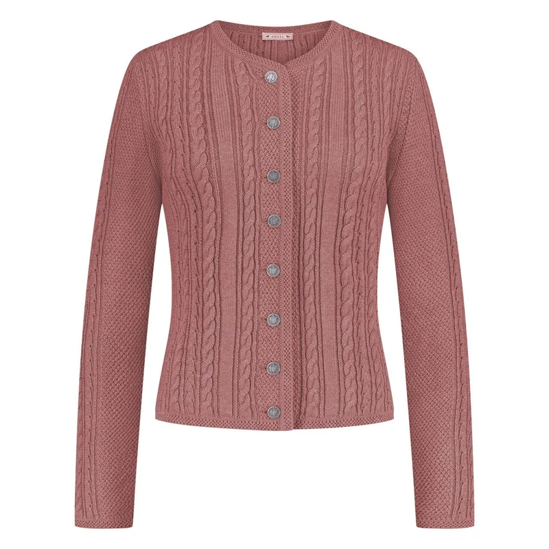 Strickjacke Loren altrosa