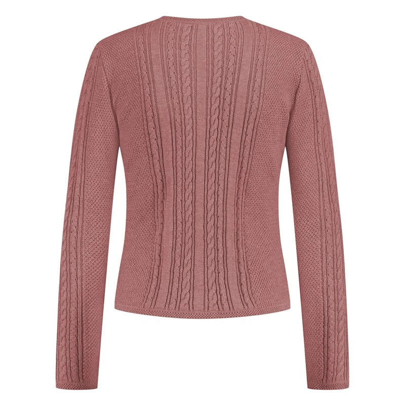 Strickjacke Loren altrosa