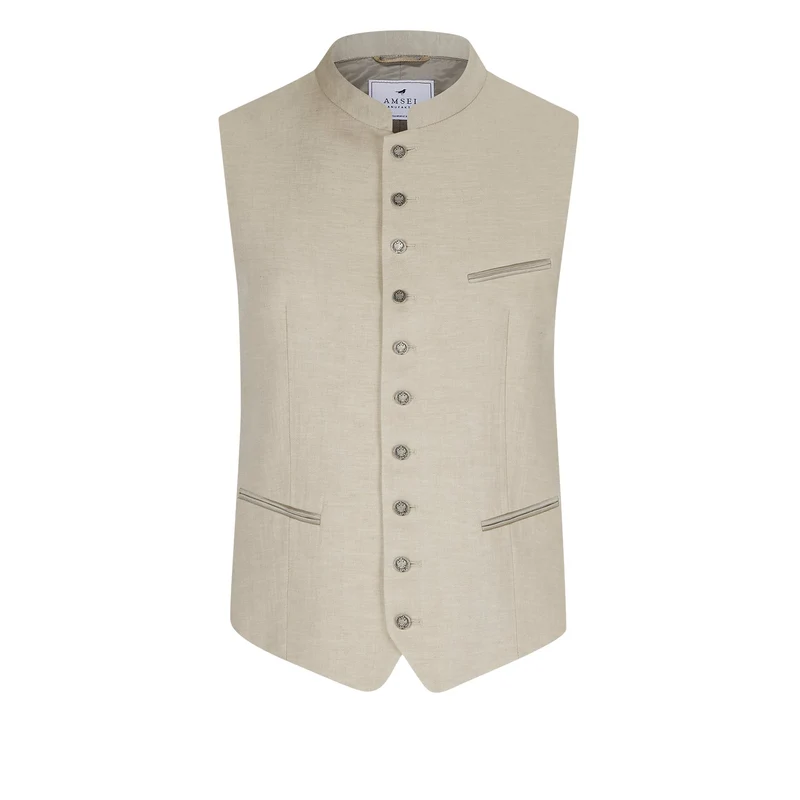 Leinenweste Weilheim (beige)