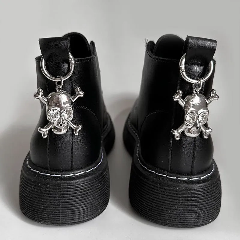 Unisex Punk Spinnen-Schuhanhänger Schuhaccessoires