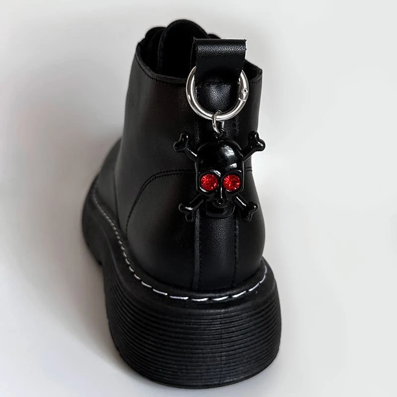 Unisex Punk Spinnen-Schuhanhänger Schuhaccessoires
