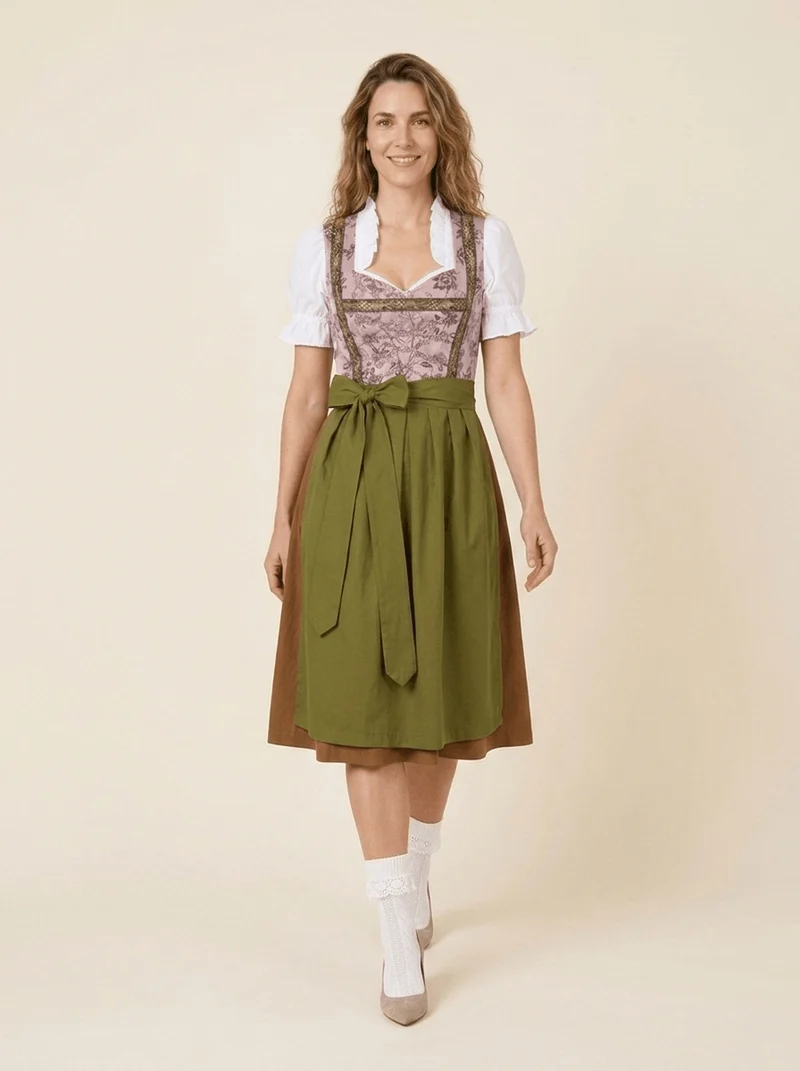 Dirndl Set Astrid rosé